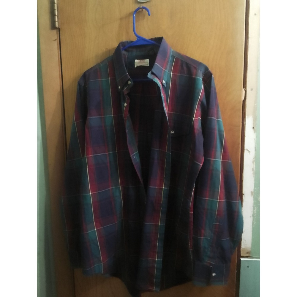 Mens VTG Made In U.S.A RENBERGS By Kenson Classics By Girman Bros Plaid...